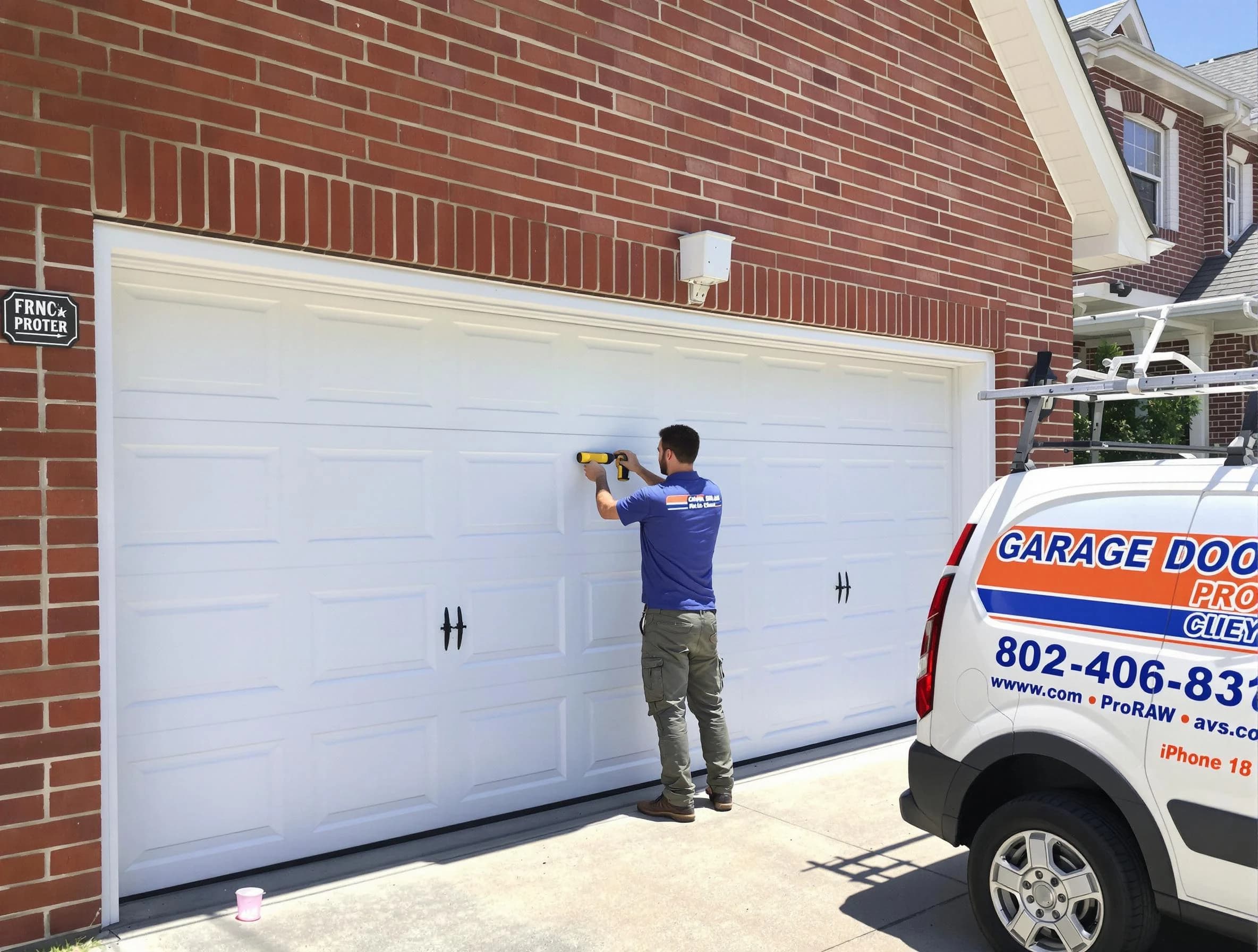 Local garage door repair service by Midlothian Garage Door Repair in Midlothian