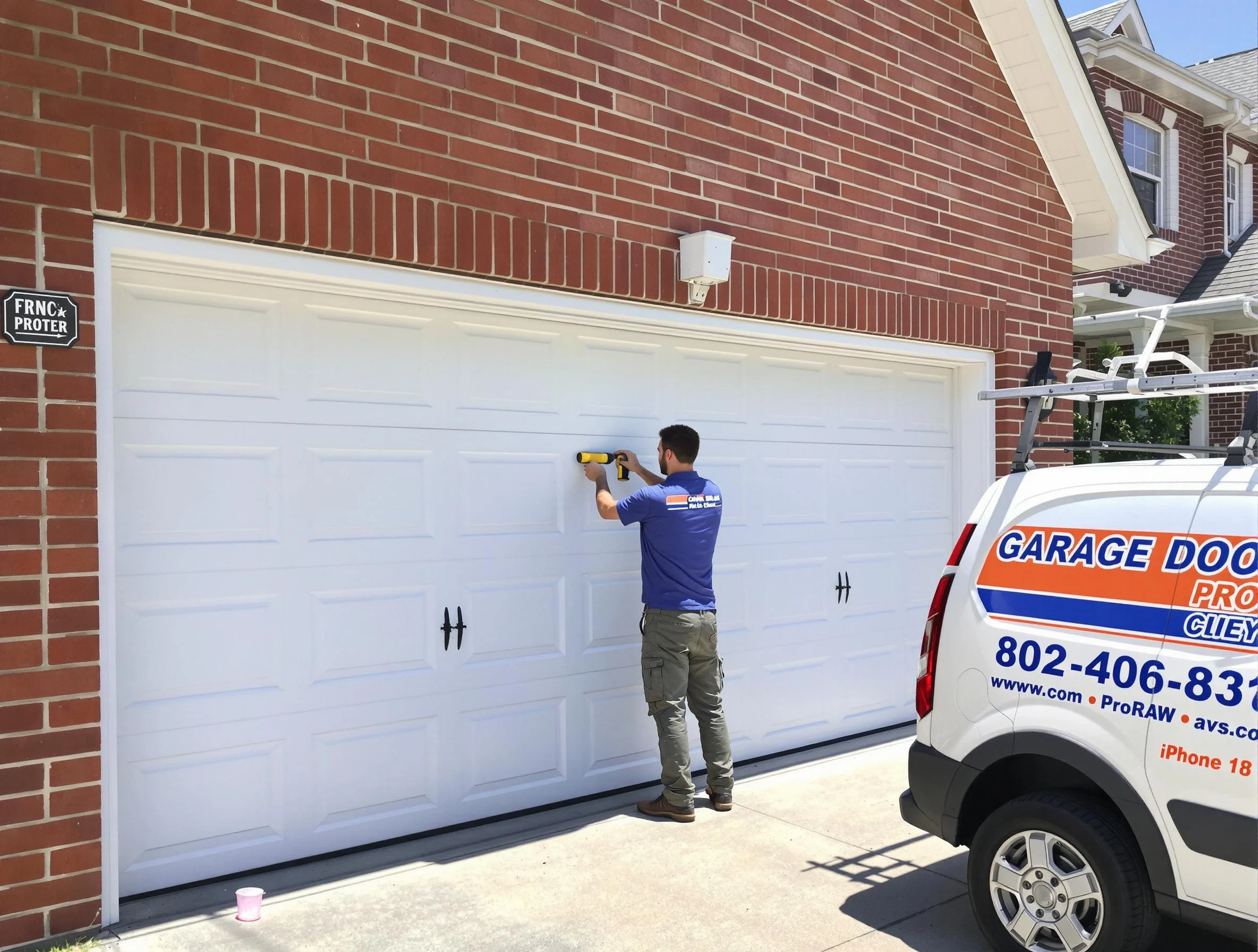 Local garage door repair service by Midlothian Garage Door Repair in Midlothian